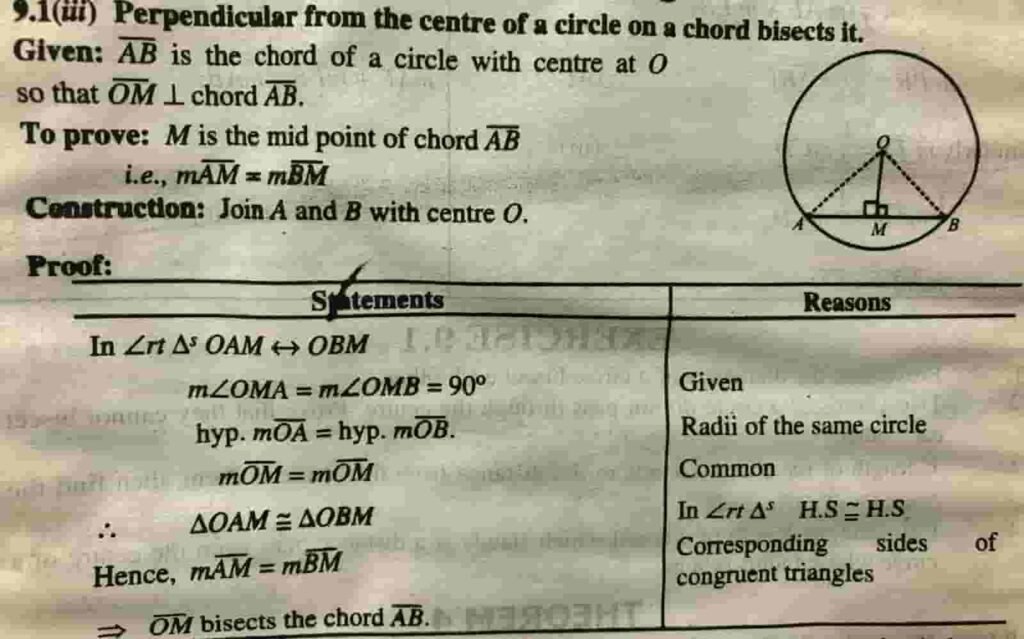 theorems 10th math