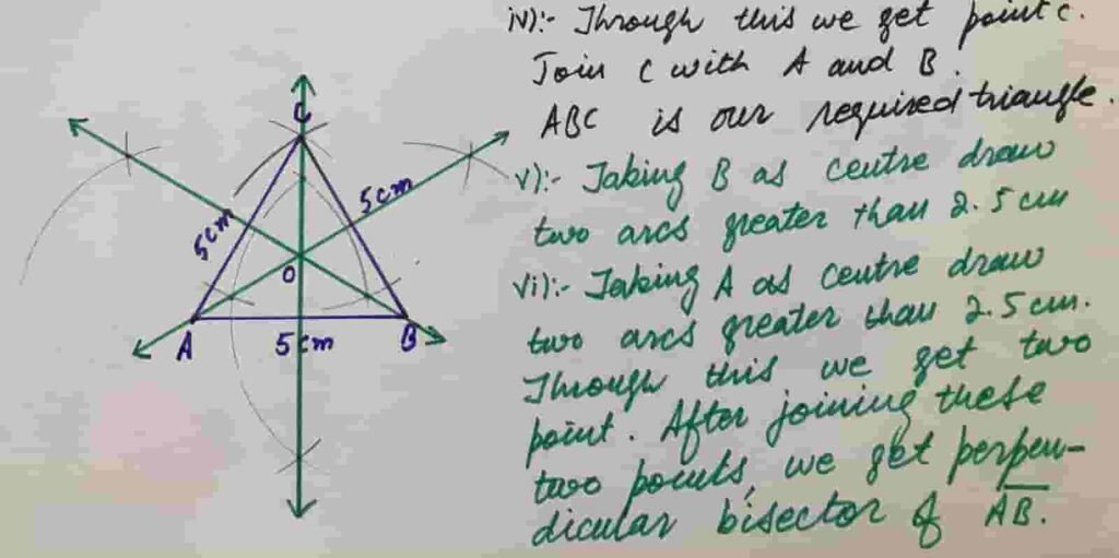 How to draw angle bisector of triangle