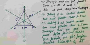 How to draw angle bisector of triangle