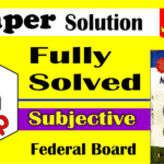 paper math 9th 2025 fbise solution