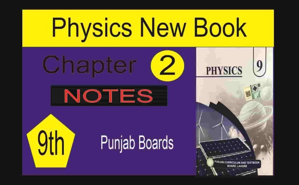 9th physics chapter 2 notes punjab