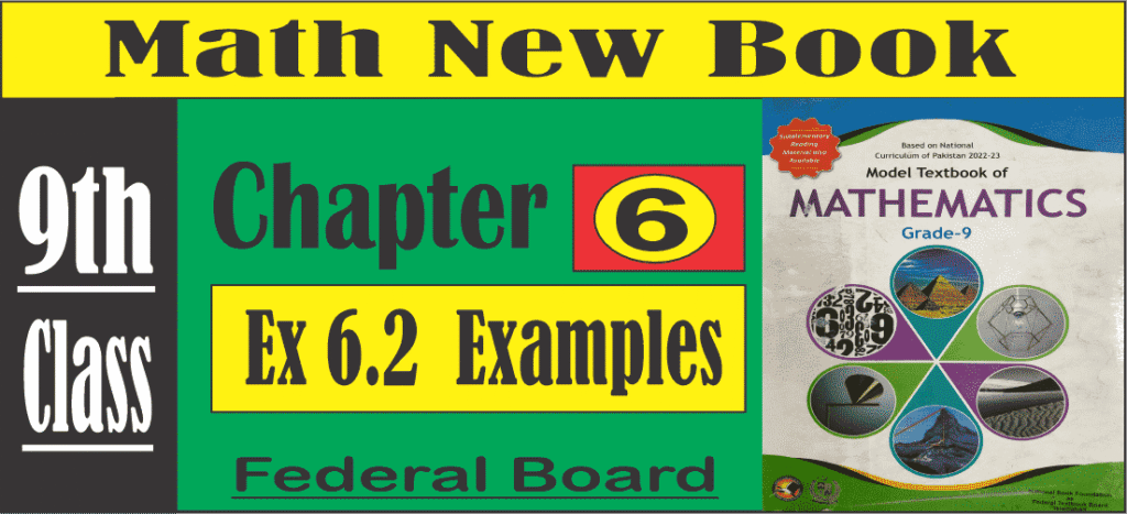 nbf math 9th exercise 6.2 examples
