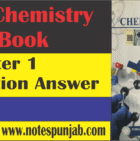 9th chemistry New Book chapter 1 | Question Answer