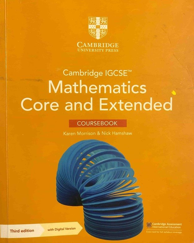 Core and Extended Mathematics Cambridge IGCSE