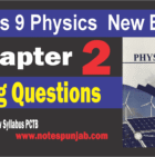 9th Class Physics Chapter 2 Comprehensive questions