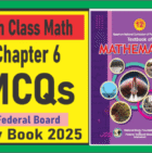 Math Class 12 New Book Chapter 6 MCQs Federal Board