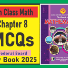 Math Class 12 New Book Chapter 8 MCQs Federal Board