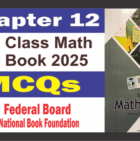 Math Class 10 New Book Federal Board Chapter 12 MCQs