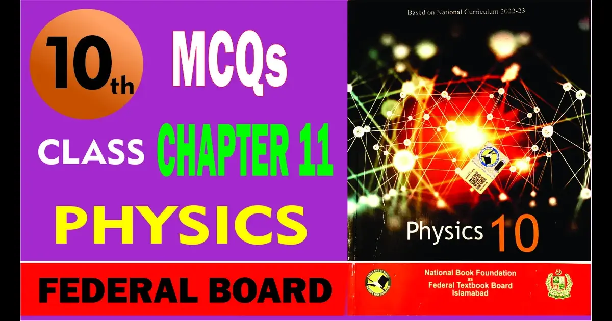 10th class physics chapter 2 mcqs solved fbise