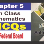 Math Class 10 Chapter 5 MCQs Solution fbise