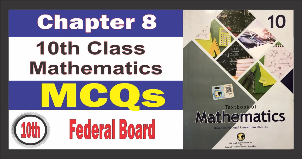 Math Class 10 Chapter 8 MCQs Solution